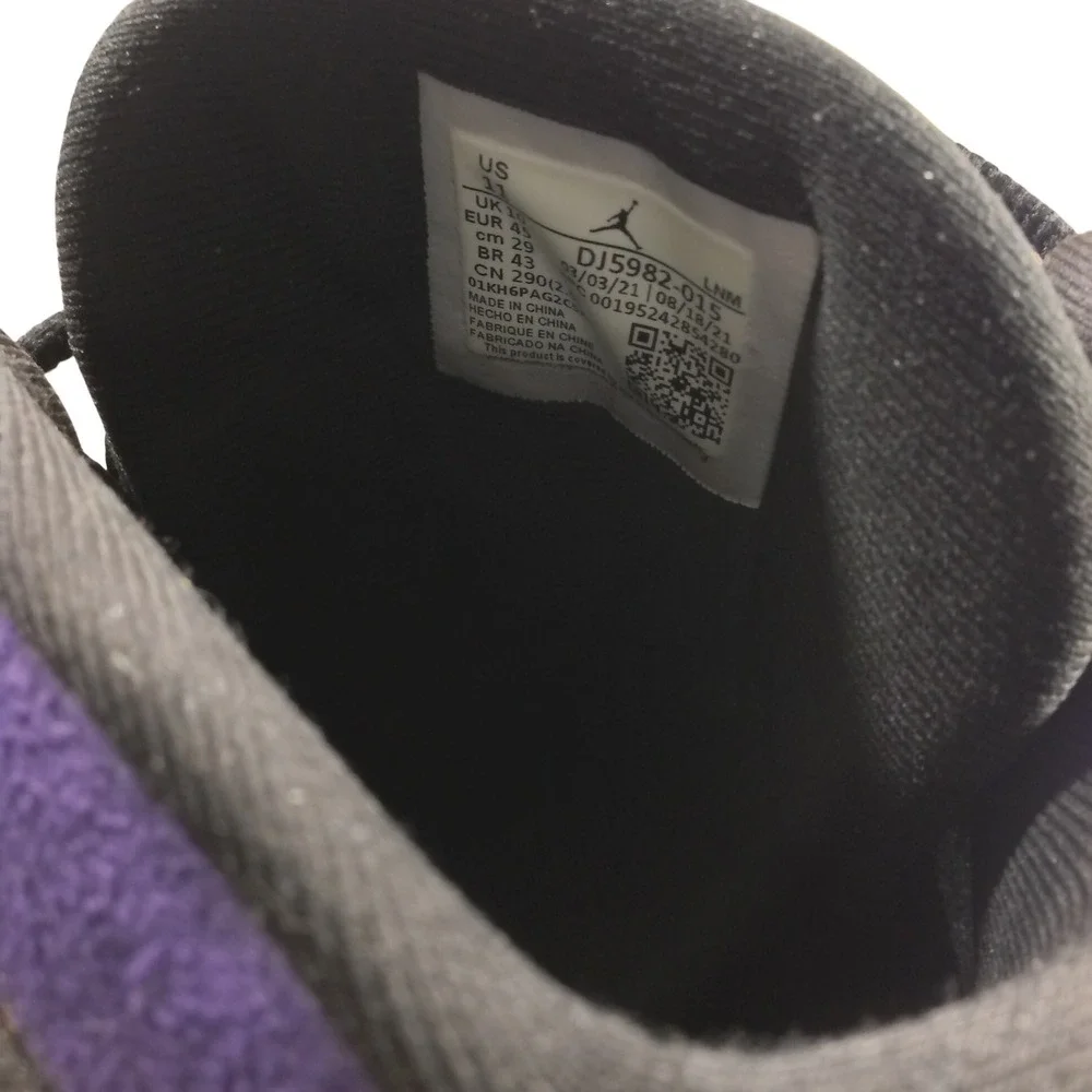 Air Jordan 13 Retro Men's Size 11 Court Purple Basketball Shoes DJ5982-015